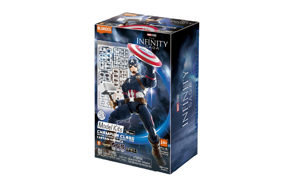 Blokees Model Kits - Marvel Infinity SAGA 81115 -Marvel Heros - Championclass(CC03) Captain America
